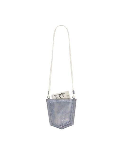 MM6 by Maison Margiela White Cross Body Bags