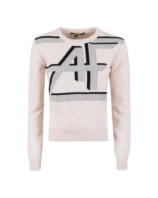 Round-Neck Knitwear Alberta Ferretti en coloris Multicolor