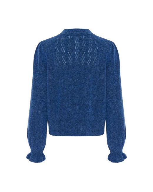 Karen By Simonsen Truien & Vesten ,Blauw ,Ebbie Kb Cardigan in het Blue