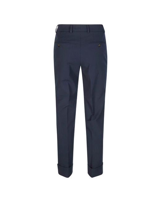 Incotex Blue Cropped Trousers