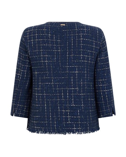 Herno Blue Tweed Jackets