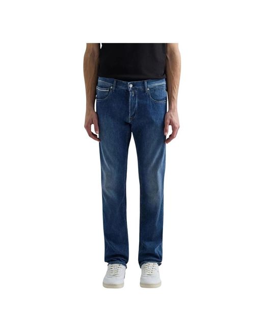 Replay Blue Straight Jeans for men