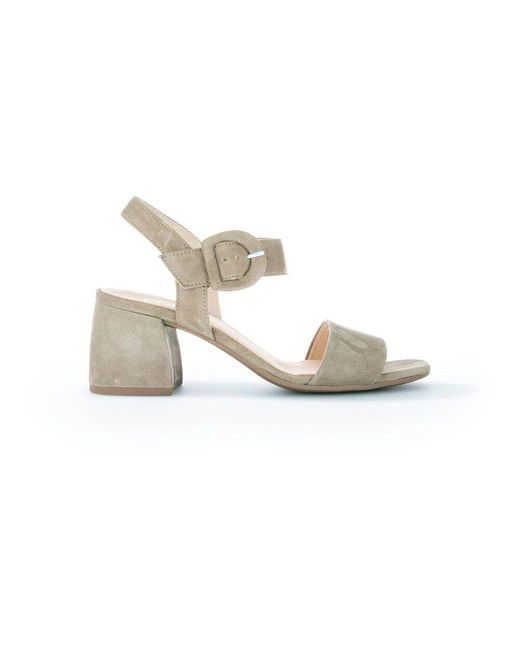 Gabor Metallic Ledersandalen