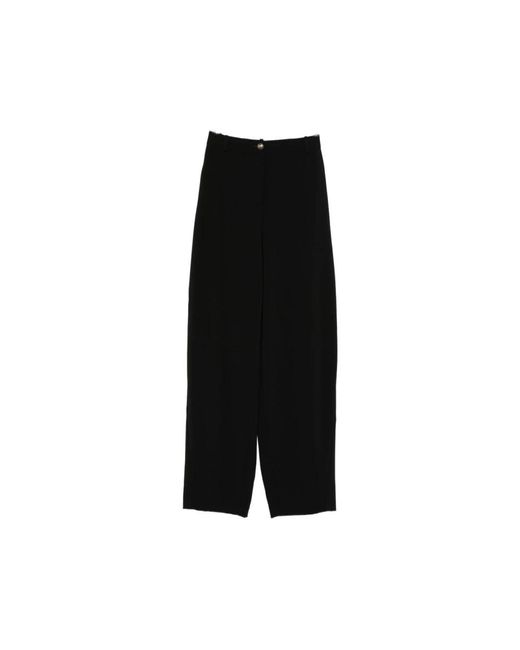 Elisabetta Franchi Black Wide Trousers