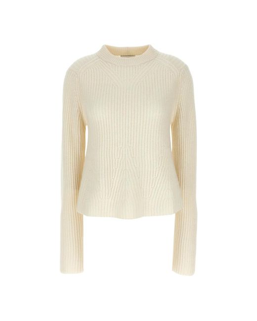 Loulou de Saison White Round-Neck Knitwear