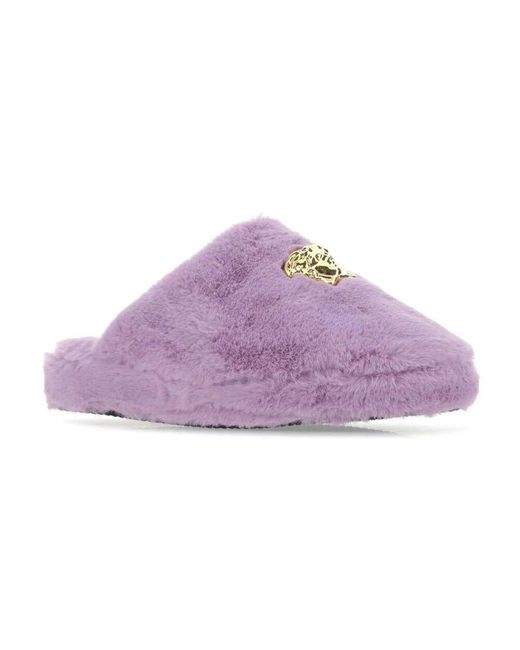 Versace Purple Sliders for men