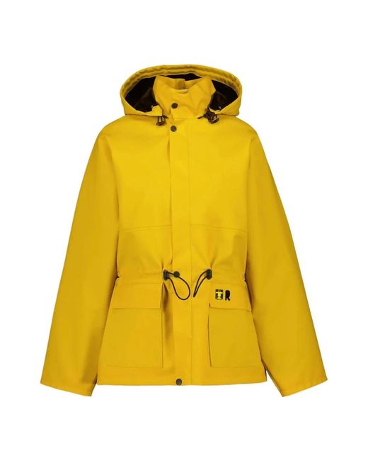 Rain Jackets di Rabanne in Yellow