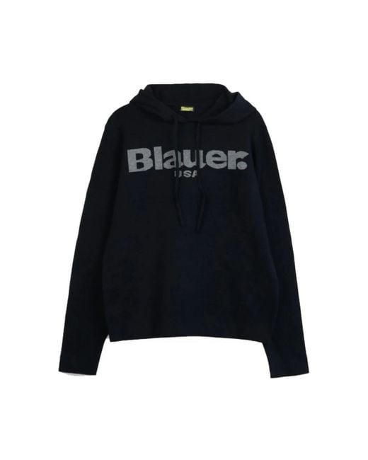 Blauer Hoodies & Sweatvesten ,Zwart ,Parker Sweatshirt in het Black voor heren