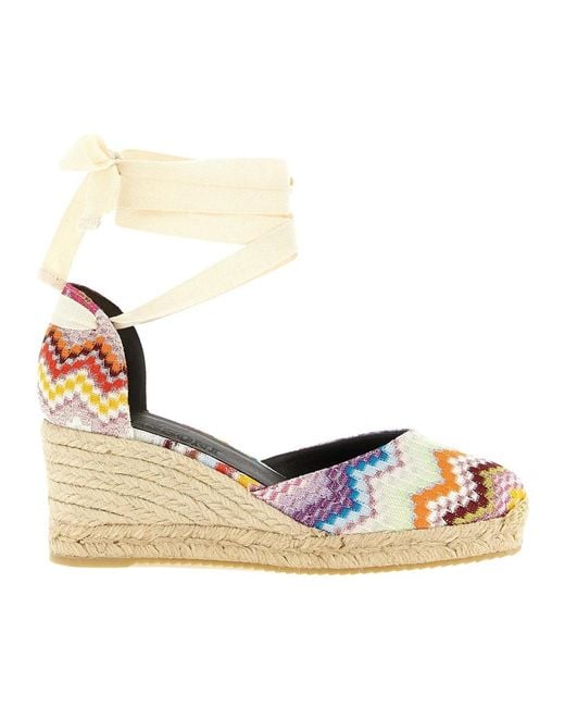 Missoni Metallic Wedges