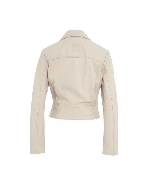 Pinko Natural Leather Jackets