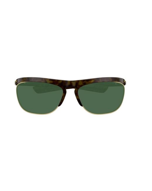 Bottega Veneta Green Sunglasses