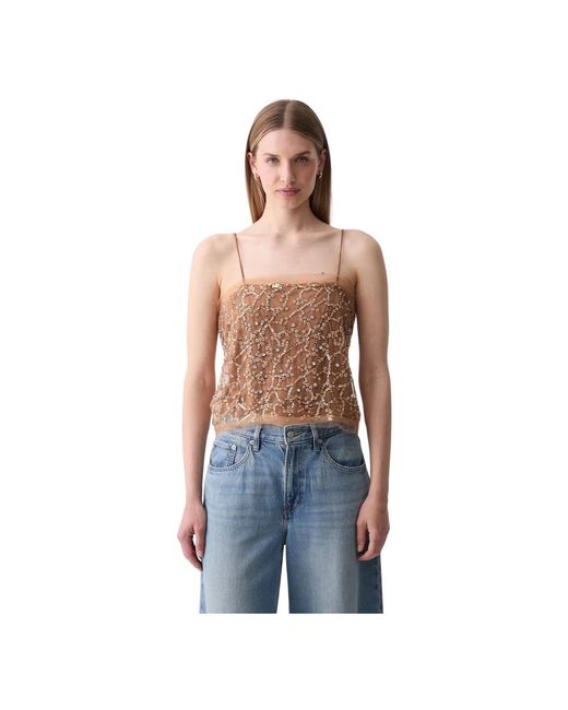 Munthe Nannali Top in het Blue