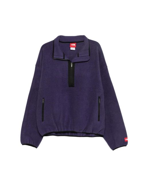 The North Face Redbox 1/2 Zip Fleece in het Blue voor heren
