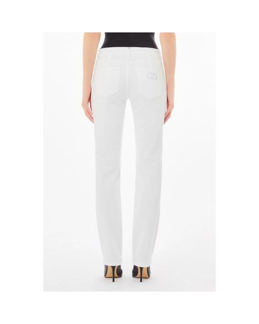 Liu Jo Blue Slim-Fit Trousers