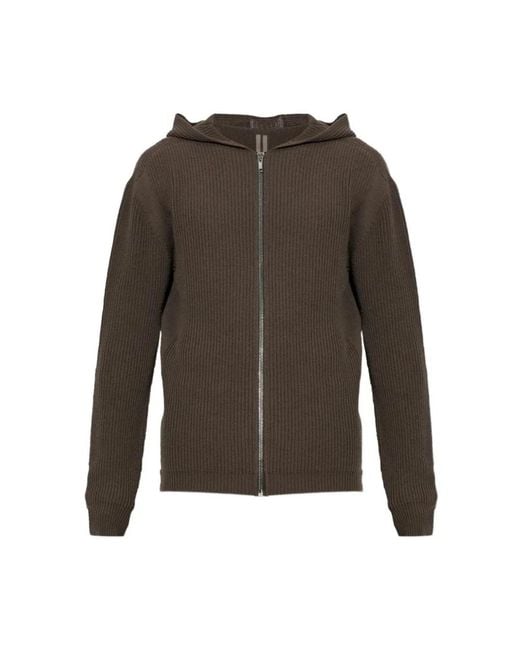 Rick Owens Green Zip-Throughs for men