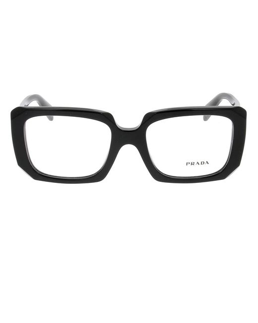 Prada Accessoires ,Zwart ,Glasses in het Brown
