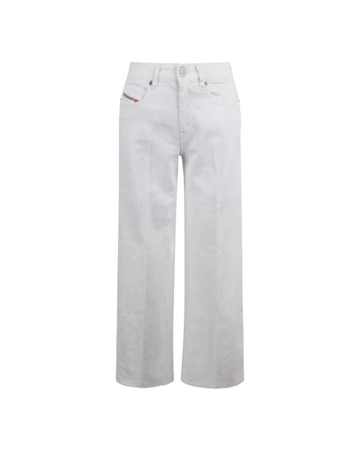 DIESEL Gray Wide Jeans
