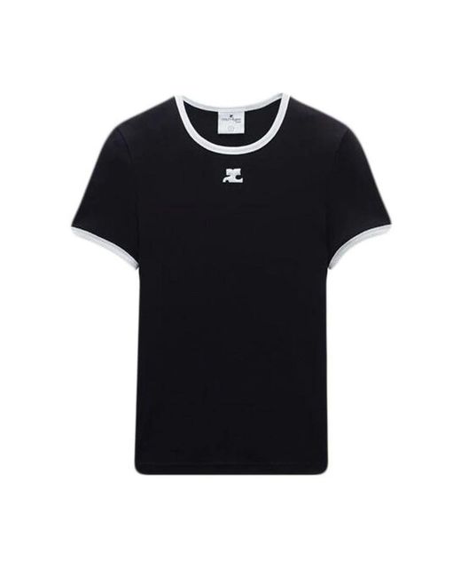 Courreges Black T-Shirts