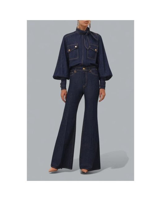 Zimmermann Denim Flare Jean in het Blue