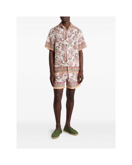 Etro Red Beachwear for men