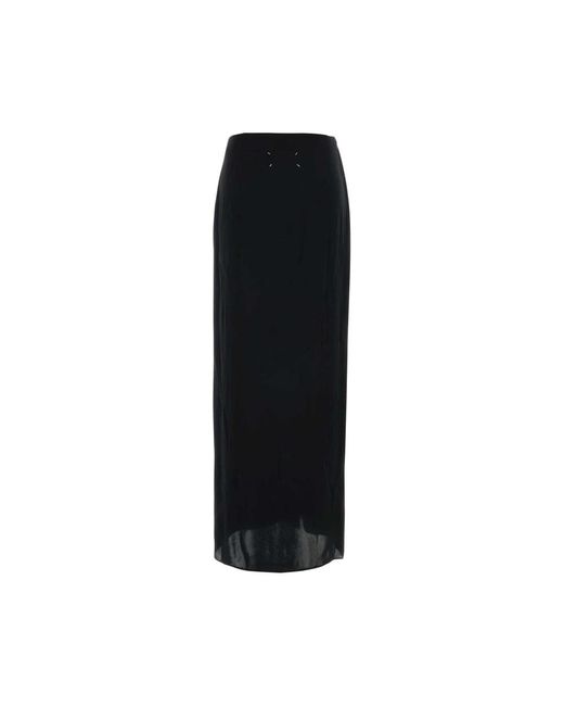 Maison Margiela Black Midi Skirts