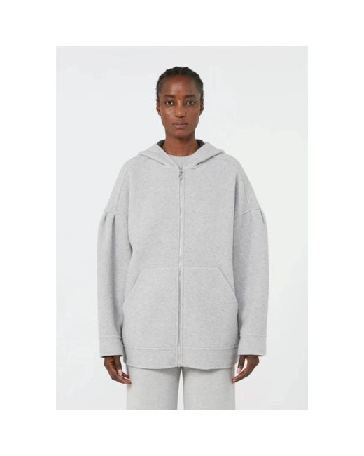 Max Mara Gray Zip-Throughs