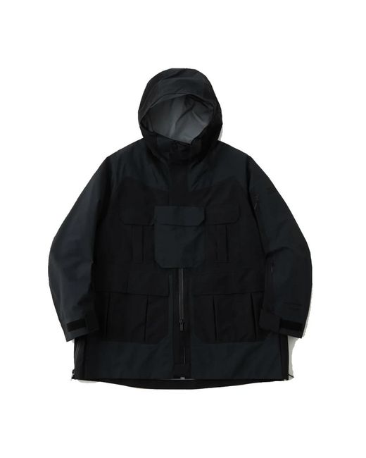 White Mountaineering Black Light Jackets for men