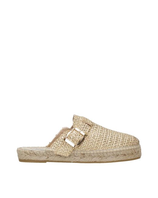Mules Espadrilles de color Natural