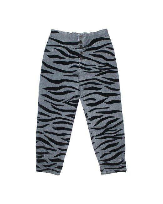 Dondup Gray Straight Fit Jeans