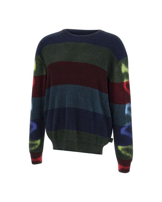 Paul Smith Blue Round-Neck Knitwear for men
