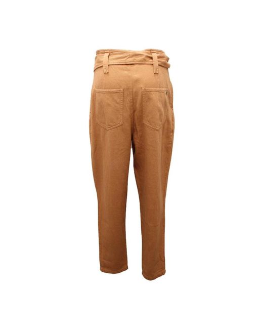 Twinset Brown Straight Fit Jeans