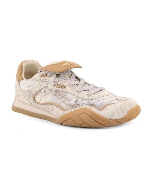 Fendi Natural Sneakers