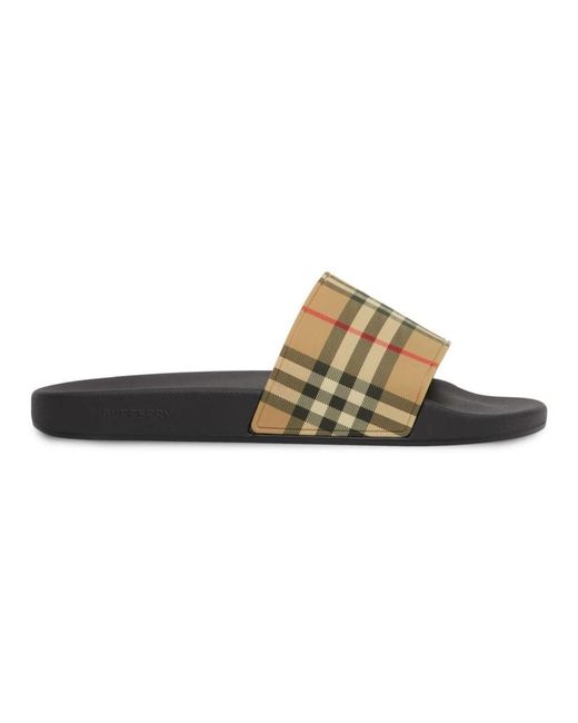 Burberry Brown Sliders for men