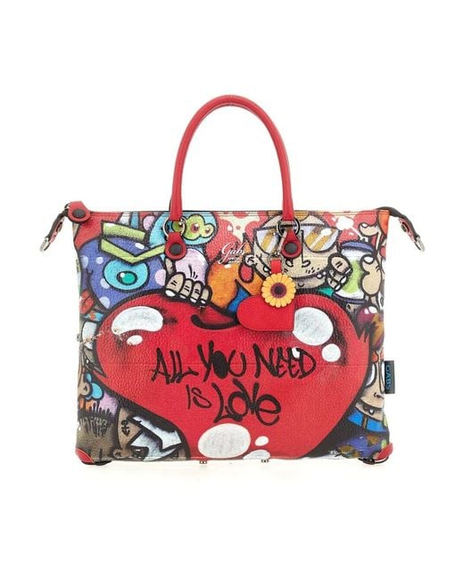 Tote Bags di Gabs in Red