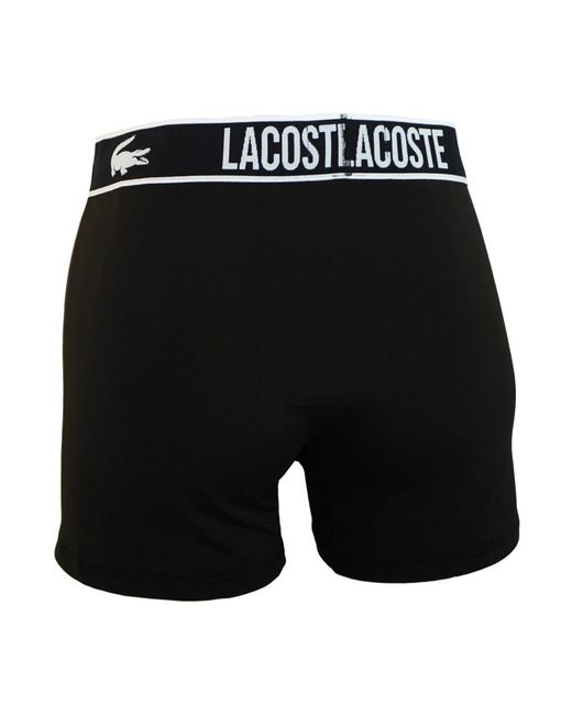 Lacoste Bedruckte boxershorts 3er pack in Black für Herren