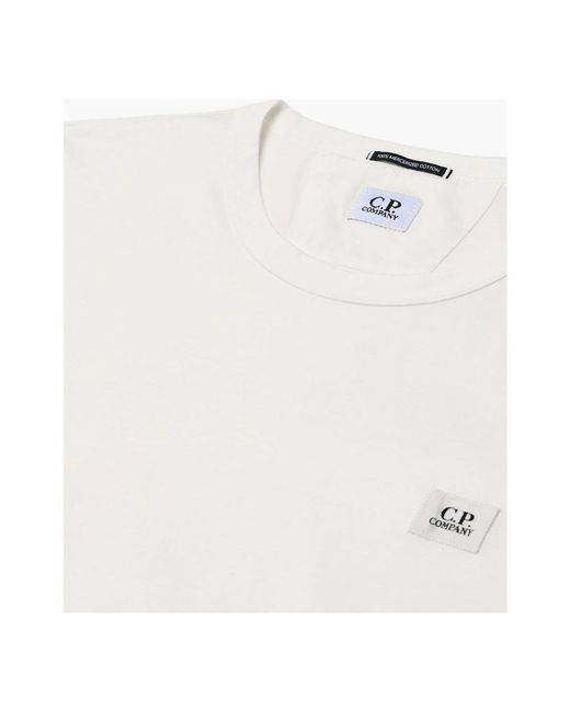 C P Company White Long Sleeve Tops for men