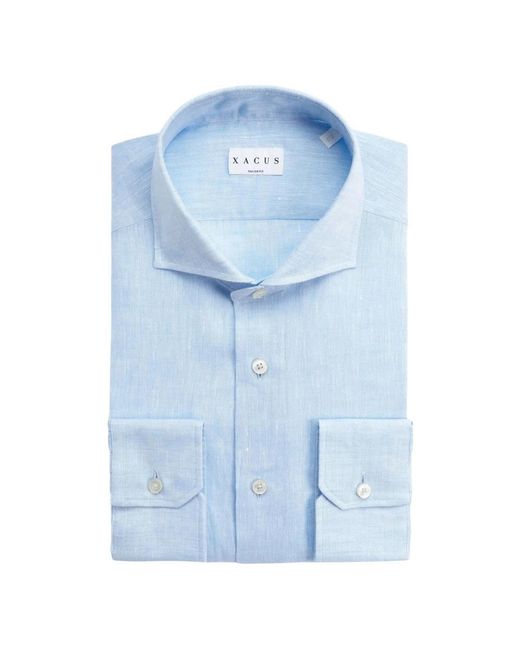 Xacus Blue Casual Shirts for men