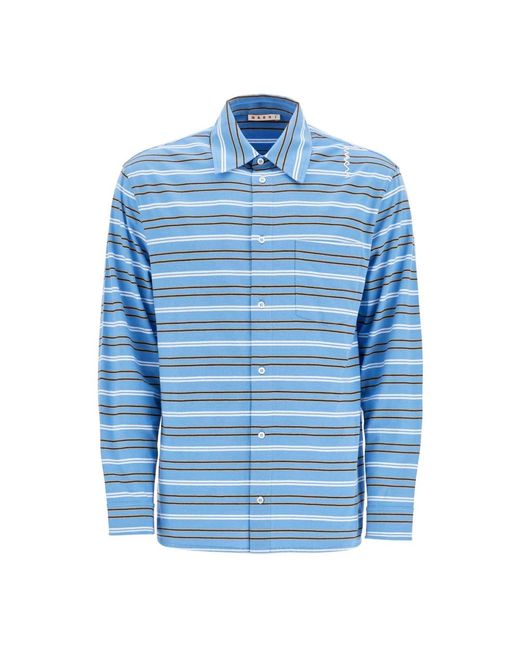 Casual Shirts di Marni in Blue da Uomo