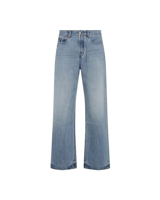 Jacquemus Blue Cotton Jeans for men
