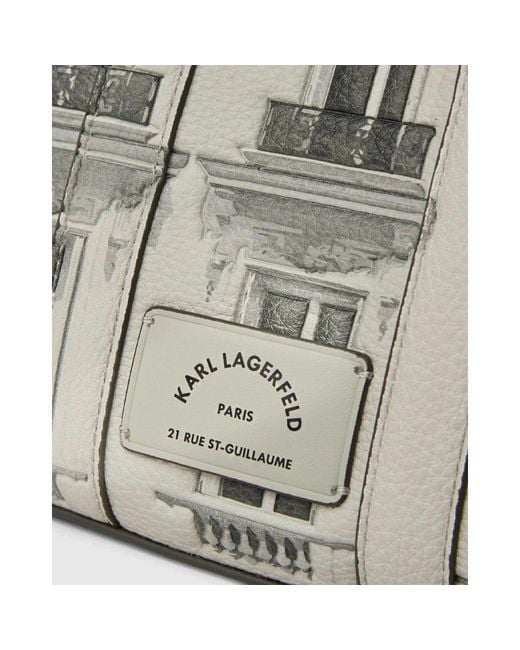 Karl Lagerfeld Gray Shopping Bags
