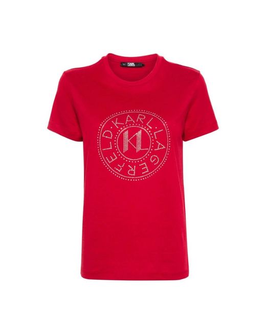 Karl Lagerfeld Red T-Shirts