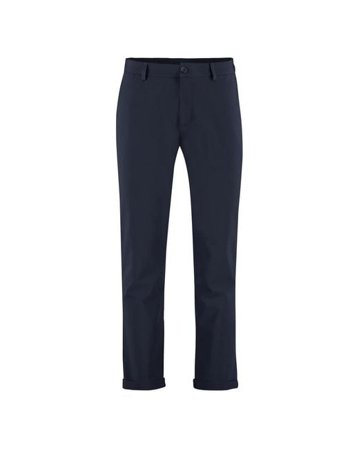 THE (Alphabet) Op Maat Gemaakte Broeken Met Riemlussen in het Blue voor heren