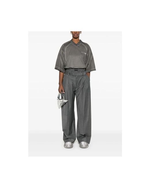Wide Trousers Alexander Wang de color Gray