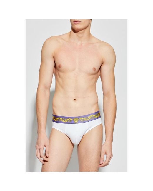 Versace Bottoms in het White voor heren