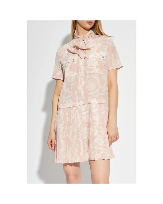 Dresses > day dresses > shirt dresses Versace en coloris Pink