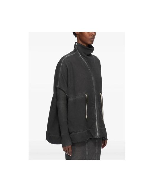 Rick Owens Black Zip-Throughs