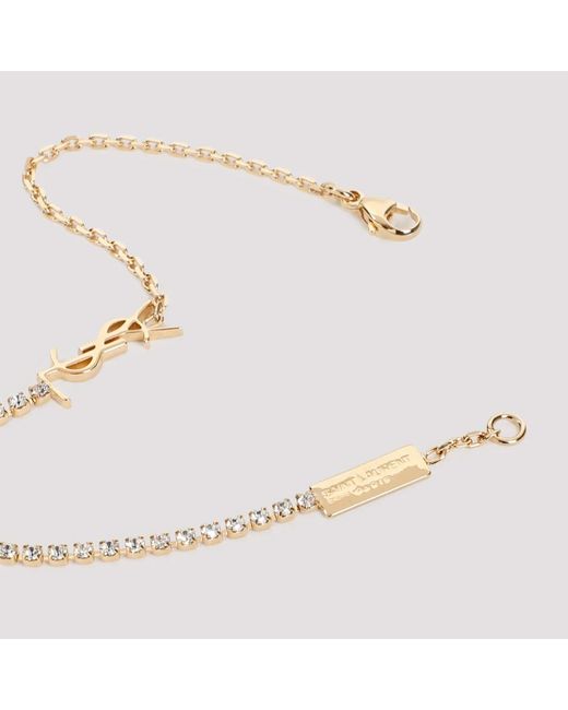 Bracelets Saint Laurent de color Metallic