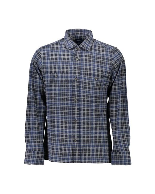 Gant Blue Casual Shirts for men