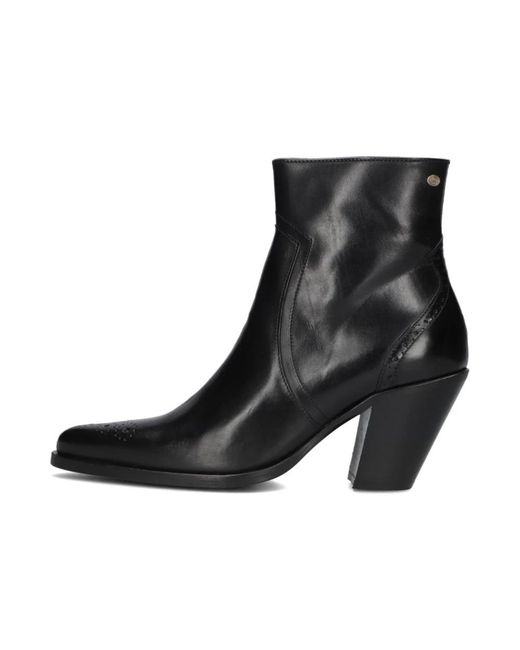 Fred De La Bretoniere Heeled Boots in het Black