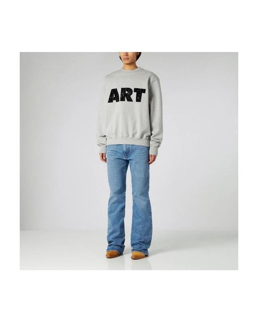 1989 STUDIO Gray Sweatshirts for men